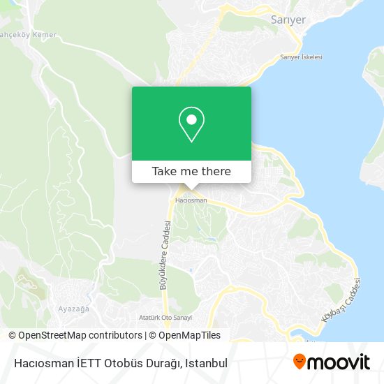 Hacıosman İETT Otobüs Durağı map