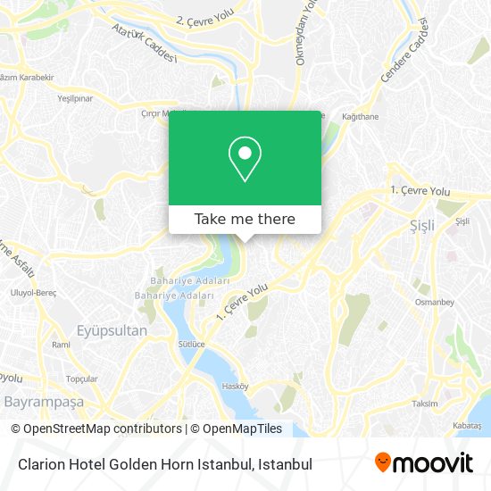 Clarion Hotel Golden Horn Istanbul map
