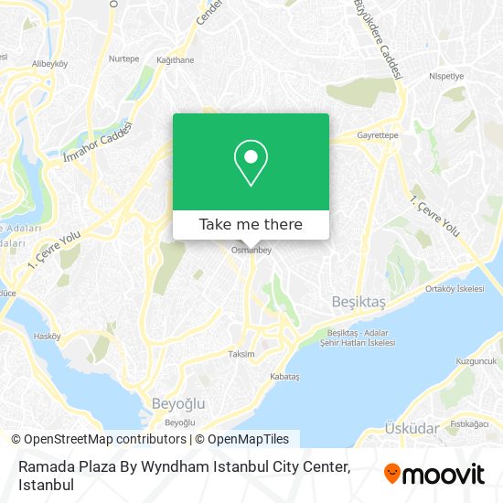 Ramada Plaza By Wyndham Istanbul City Center map