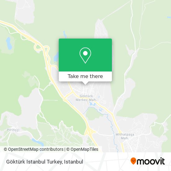 Göktürk Istanbul Turkey map