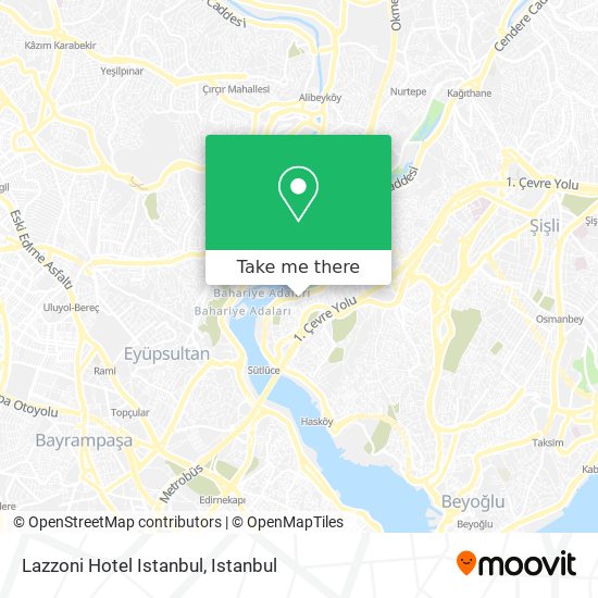 Lazzoni Hotel Istanbul map