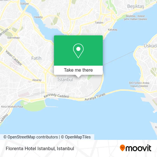 Florenta Hotel Istanbul map