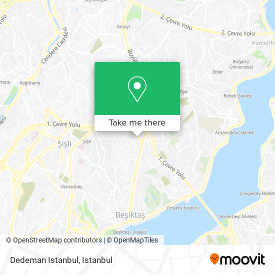 Dedeman Istanbul map