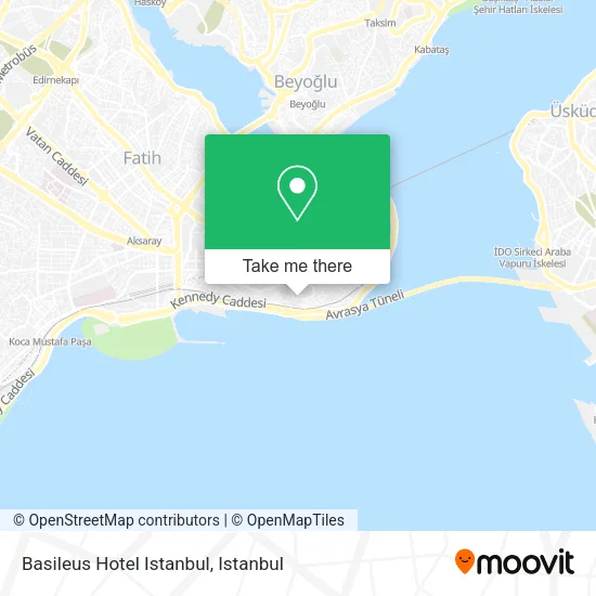 Basileus Hotel Istanbul map