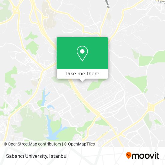 Sabancı University map