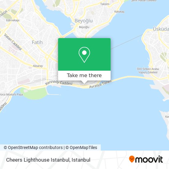 Cheers Lighthouse Istanbul map