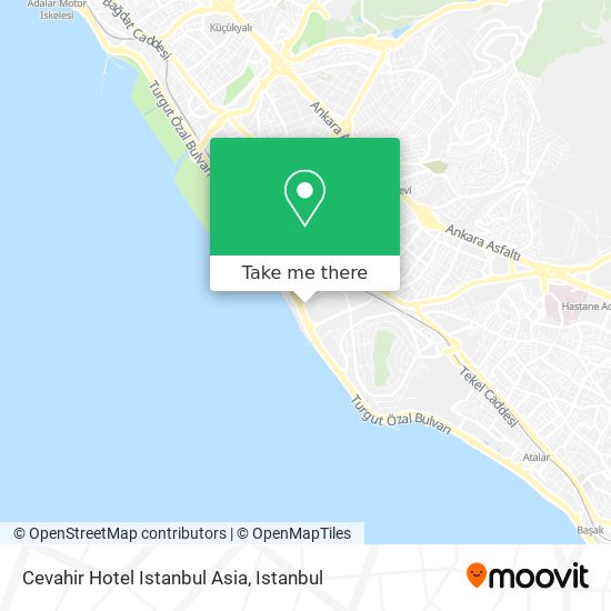 Cevahir Hotel Istanbul Asia map