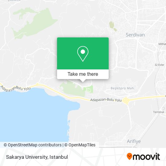 Sakarya University map