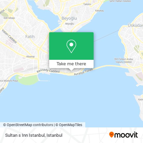 Sultan s Inn Istanbul map