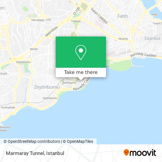 Marmaray Tunnel map