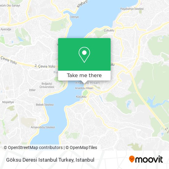 Göksu Deresi Istanbul Turkey map