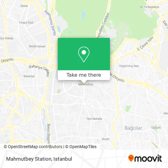 Mahmutbey Station map