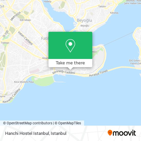 Hanchi Hostel Istanbul map