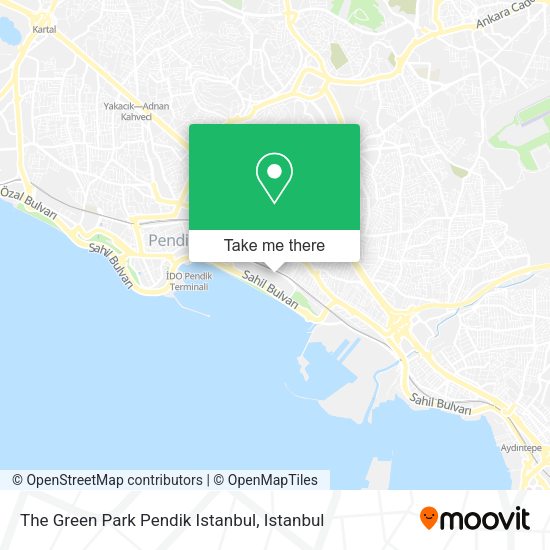 The Green Park Pendik Istanbul map