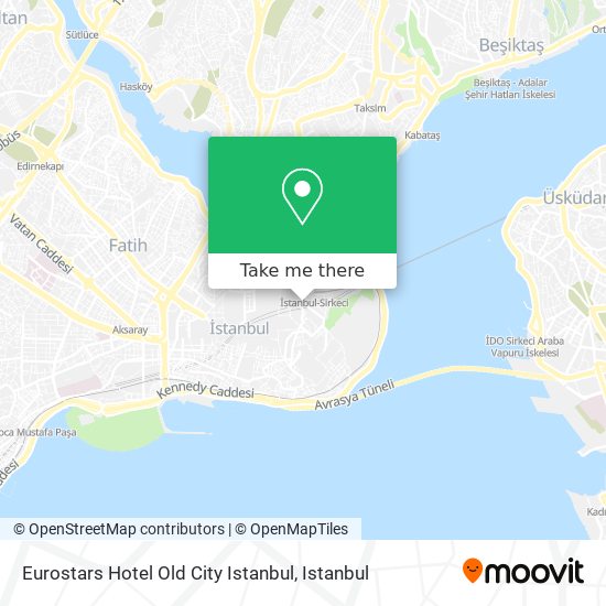 Eurostars Hotel Old City Istanbul map