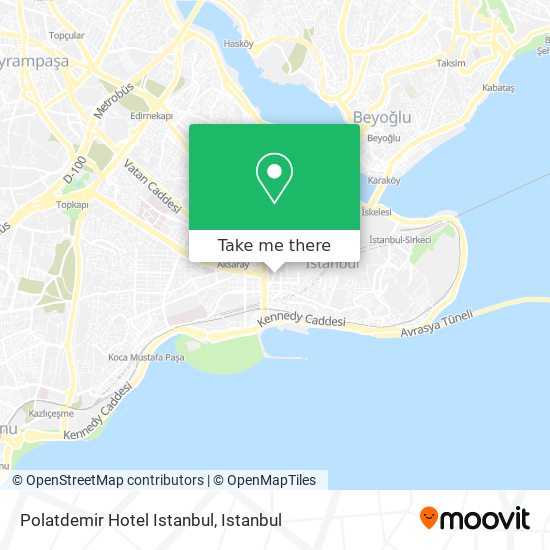 Polatdemir Hotel Istanbul map