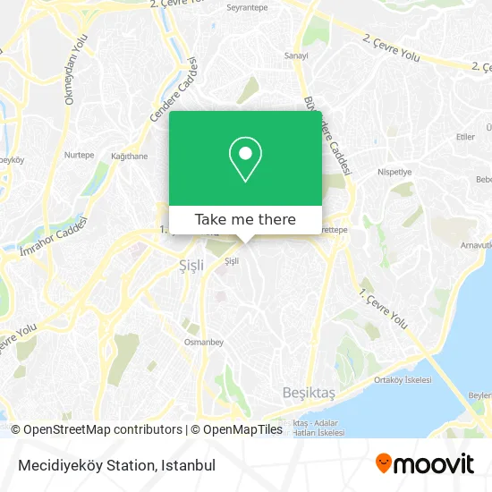 Mecidiyeköy Station map