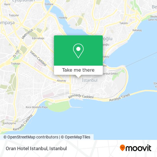 Oran Hotel Istanbul map