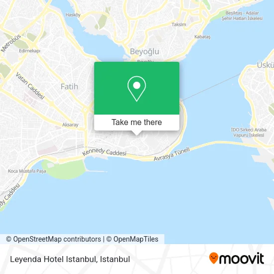 Leyenda Hotel Istanbul map