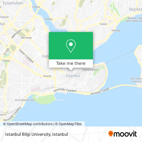 Istanbul Bilgi University map