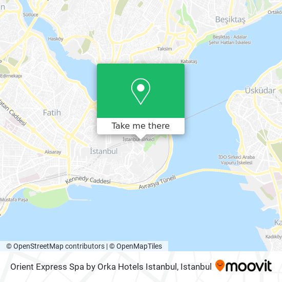 Orient Express Spa by Orka Hotels Istanbul map