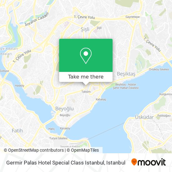 Germir Palas Hotel Special Class Istanbul map