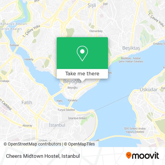 Cheers Midtown Hostel map