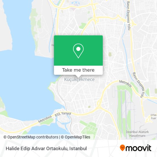 Halide Edip Adıvar Ortaokulu map