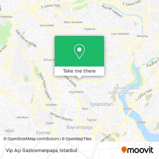 Vip Açı Gaziosmanpaşa map