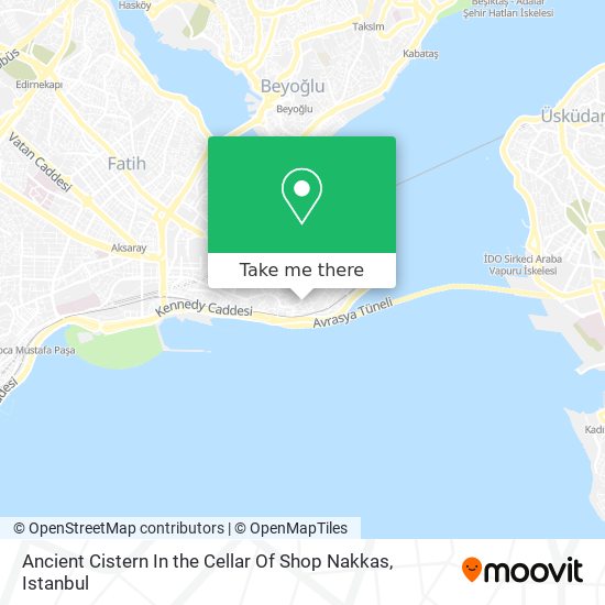 Ancient Cistern In the Cellar Of Shop Nakkas map