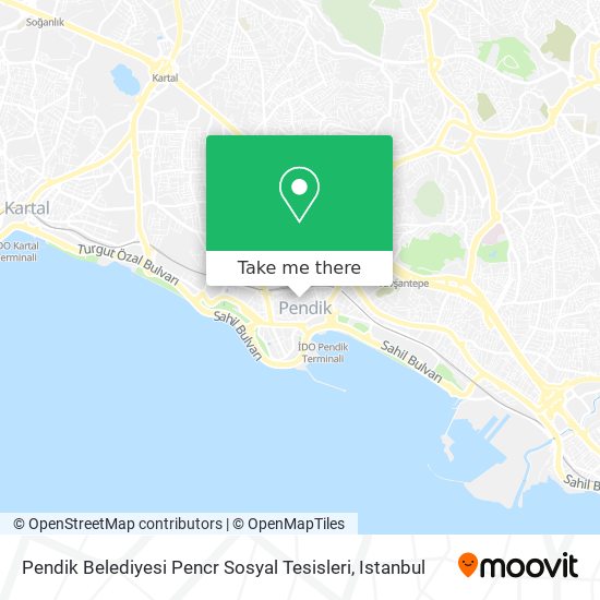 Pendik Belediyesi Pencr Sosyal Tesisleri map