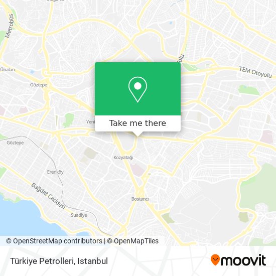 Türkiye Petrolleri map