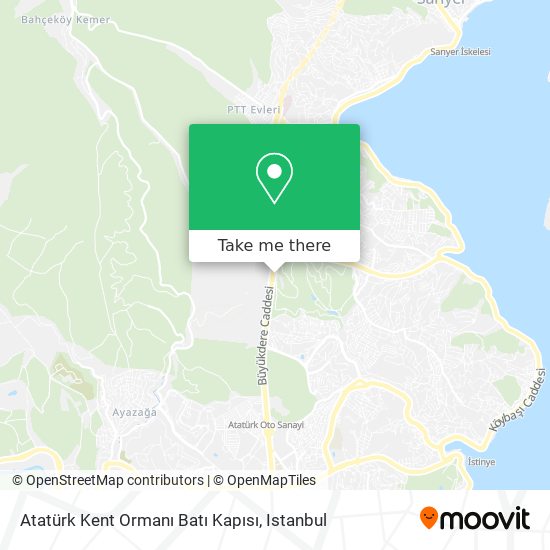 Atatürk Kent Ormanı Batı Kapısı map