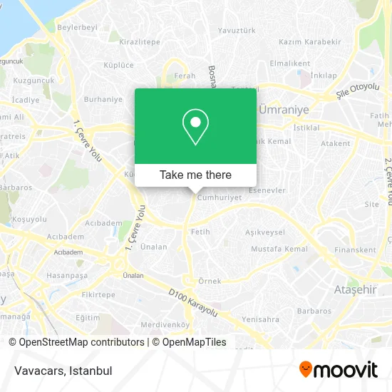 Vavacars map