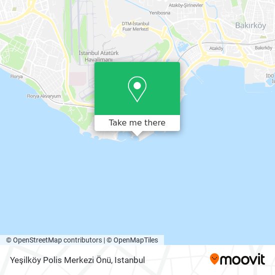 Yeşilköy Polis Merkezi Önü map