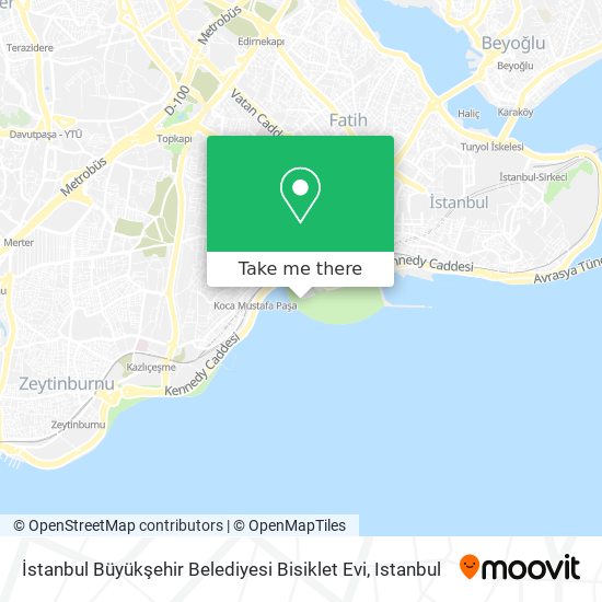 İstanbul Büyükşehir Belediyesi Bisiklet Evi map