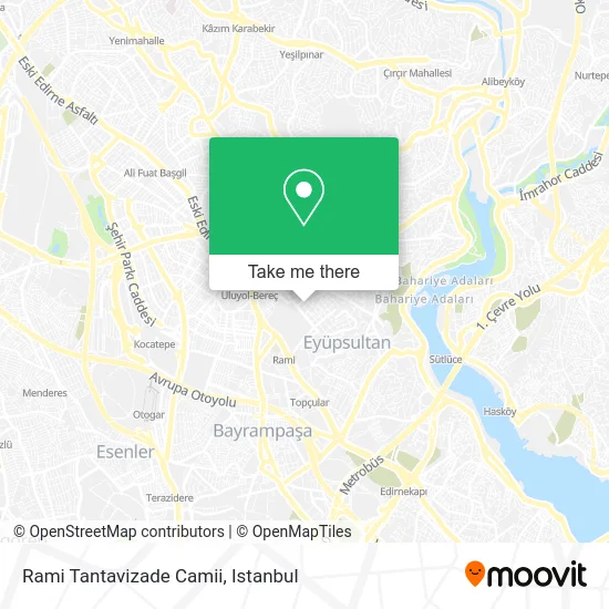 Rami Tantavizade Camii map