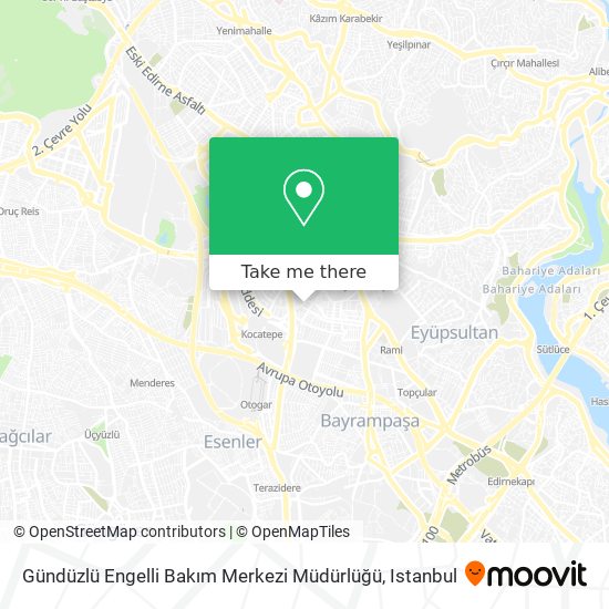 Gündüzlü Engelli Bakım Merkezi Müdürlüğü map