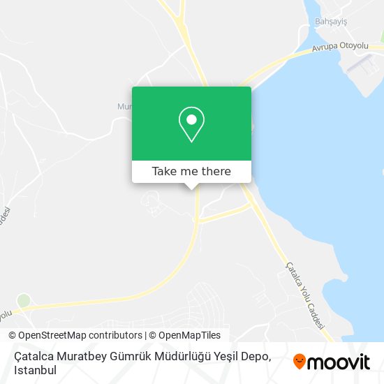 Çatalca Muratbey Gümrük Müdürlüğü Yeşil Depo map