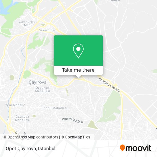 Opet Çayırova map