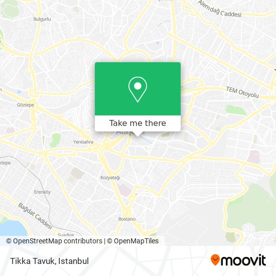 Tikka Tavuk map