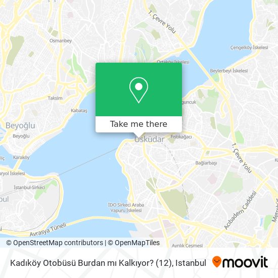 Kadıköy Otobüsü Burdan mı Kalkıyor? (12) map