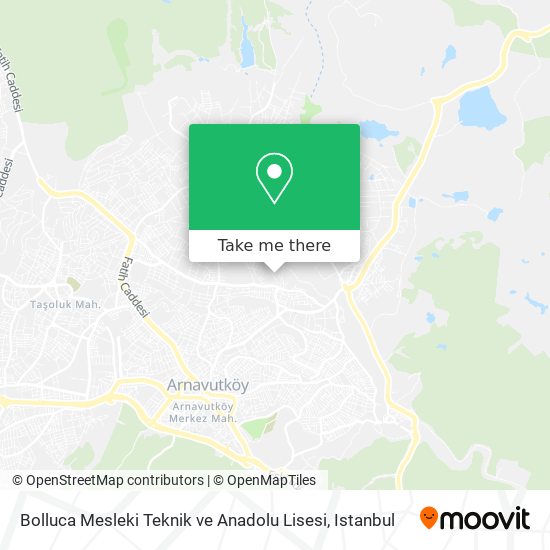 Bolluca Mesleki Teknik ve Anadolu Lisesi map