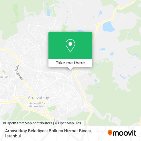 Arnavutköy Belediyesi Bolluca Hizmet Binası map