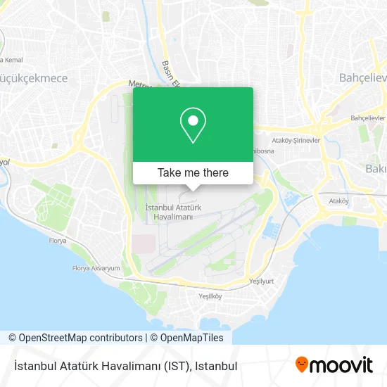 İstanbul Atatürk Havalimanı (IST) map