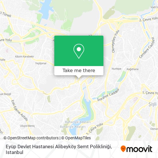 Eyüp Devlet Hastanesi Alibeyköy Semt Polikliniği map