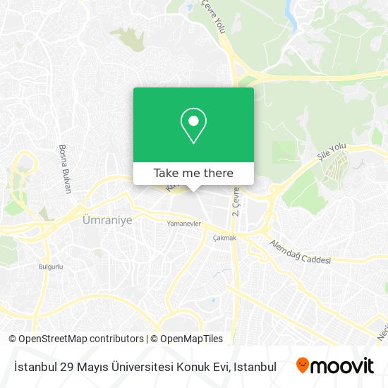 İstanbul 29 Mayıs Üniversitesi Konuk Evi map