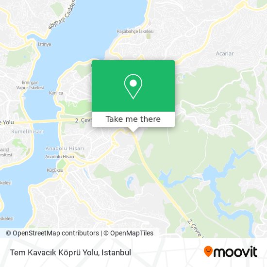 Tem Kavacık Köprü Yolu map