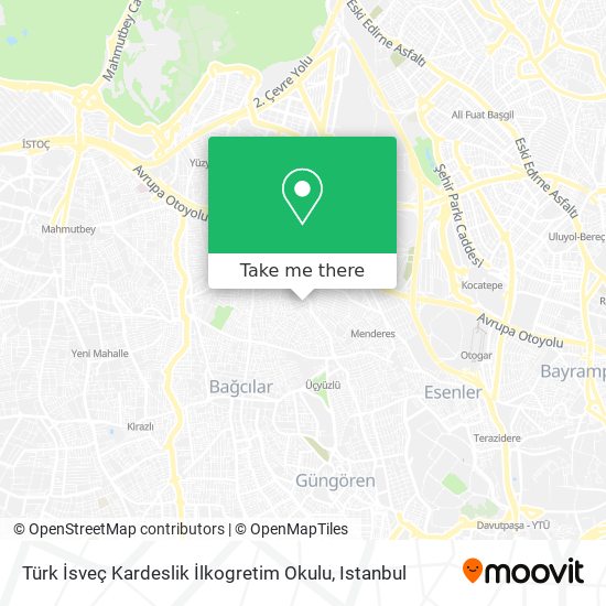 Türk İsveç Kardeslik İlkogretim Okulu map