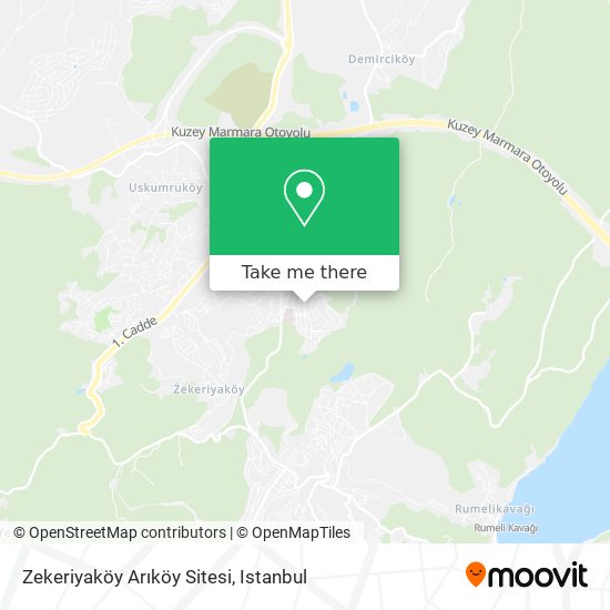 Zekeriyaköy Arıköy Sitesi map